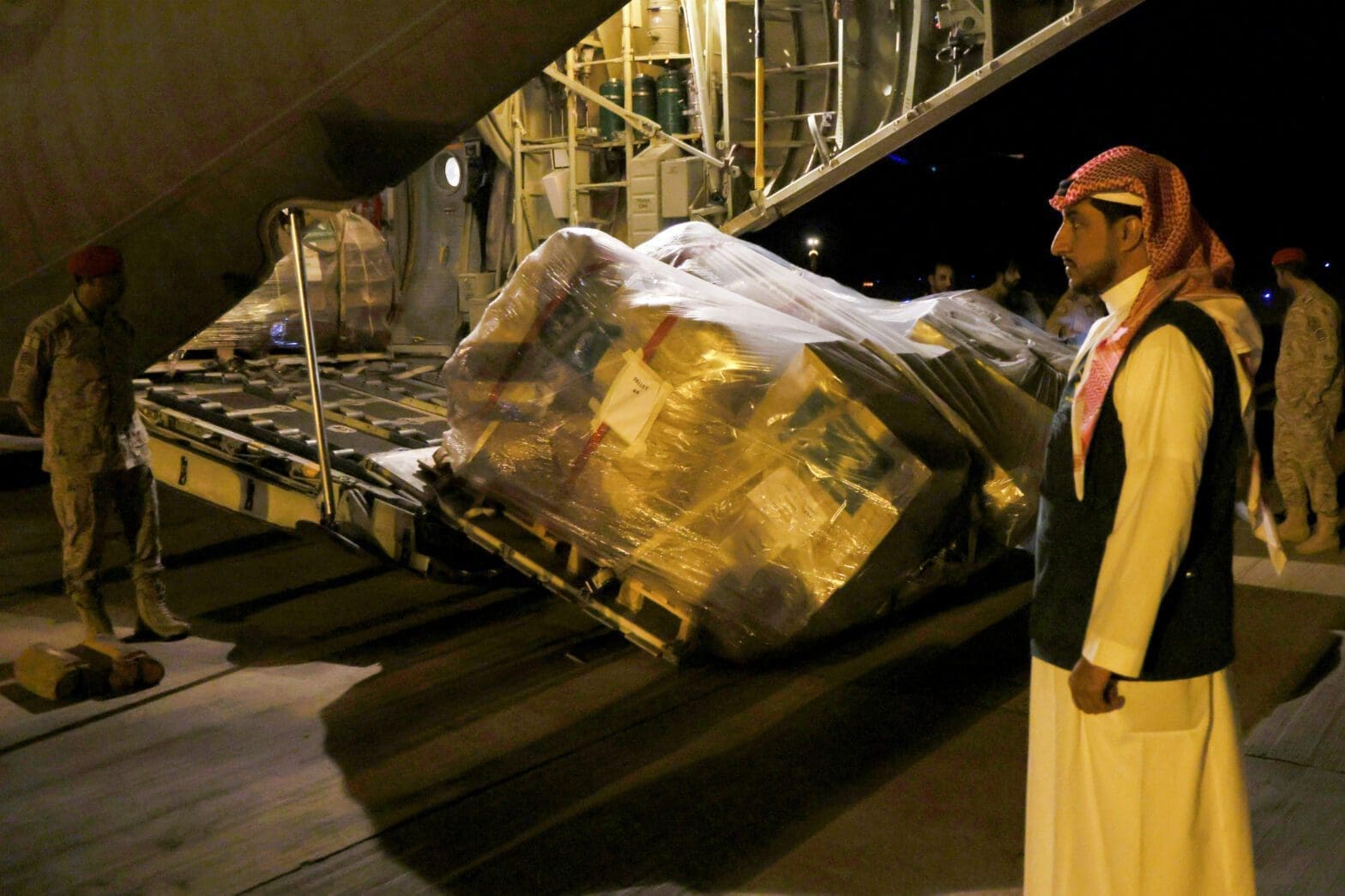 Aid from King Salman Humanitarian Aid and Relief Centre